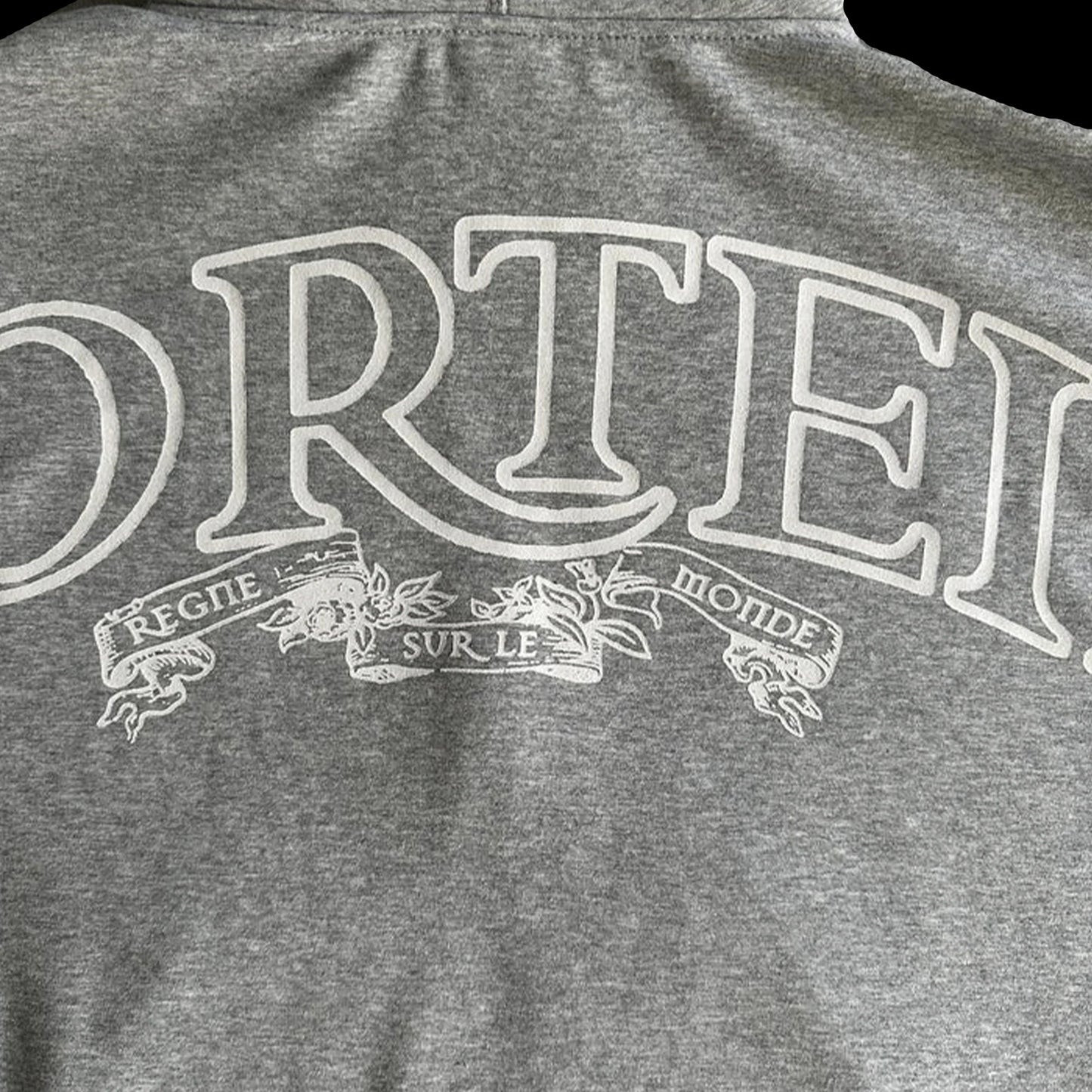 CORTEIZ SUPERIOR ROYALE ZIP HOODIE - (HEATHER GREY)