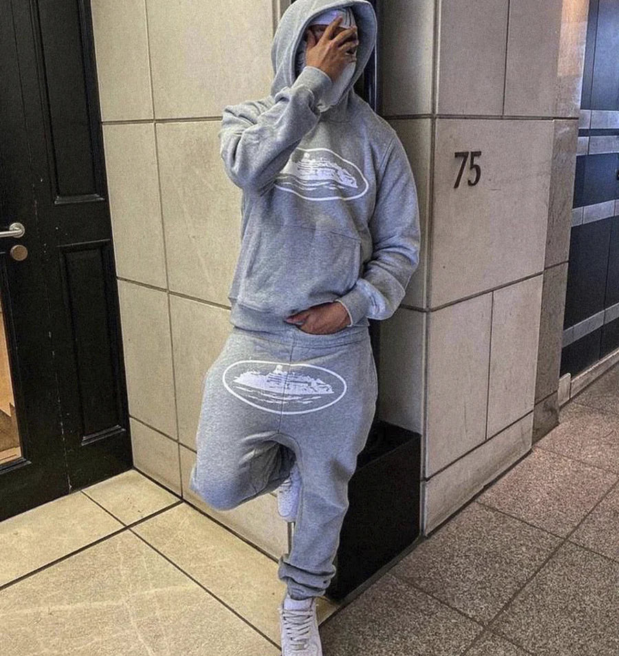 CORTEIZ ALCATRAZ TRACKSUIT - (GRAY)