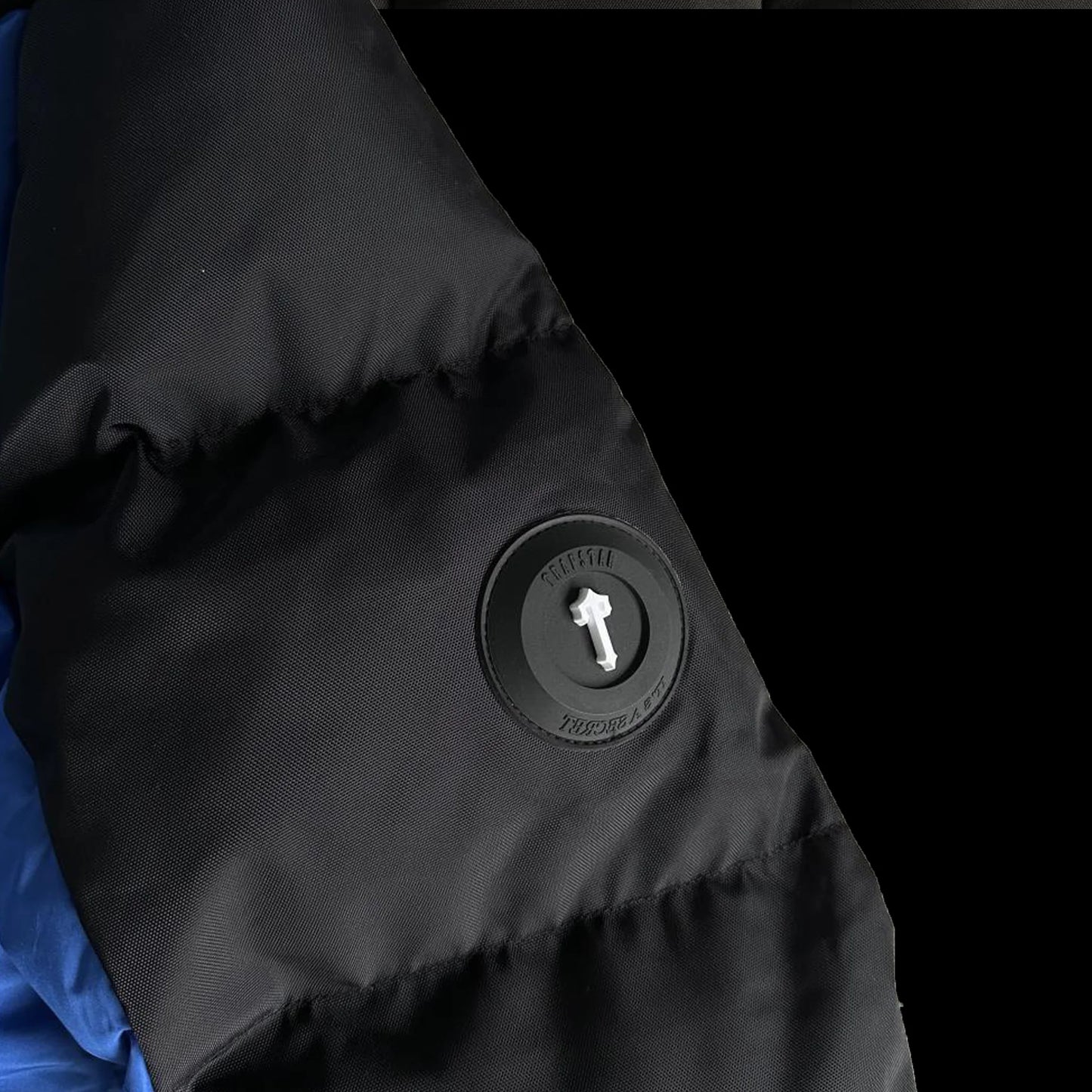 TRAPSTAR IRONGATE ARCH PUFFER AW23 - (BLUE/BLACK)