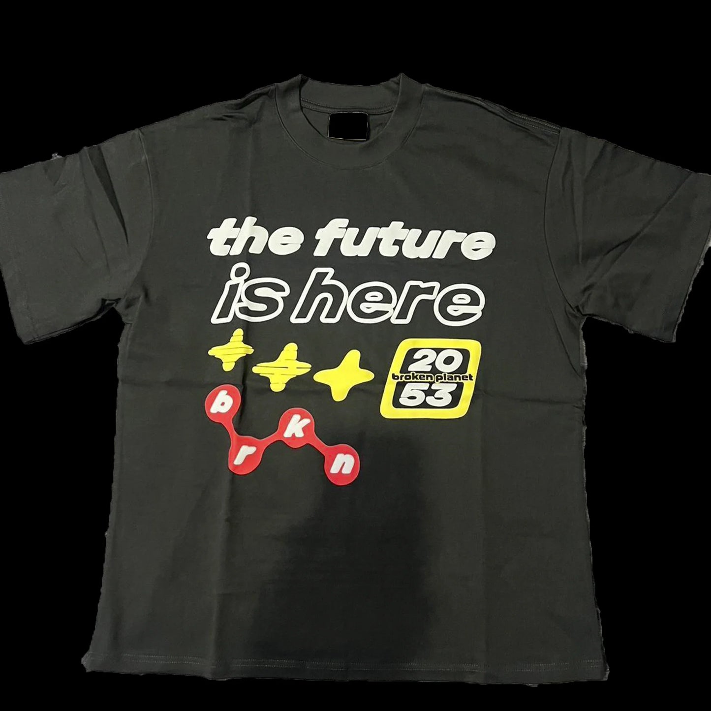 BROKEN PLANET THE FUTURE IS HERE T-SHIRT