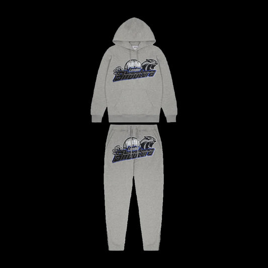 TRAPSTAR SHOOTERS 2.0 HOODIE TRACKSUIT - (GREY/BLUE)