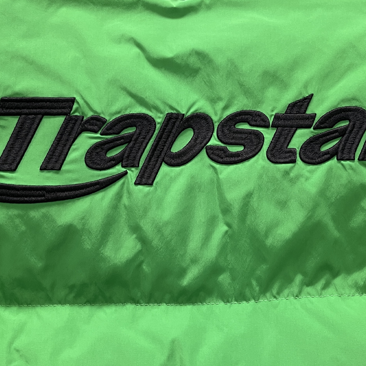 TRAPSTAR HYPERDRIVE HOODED PUFFER - (GREEN)