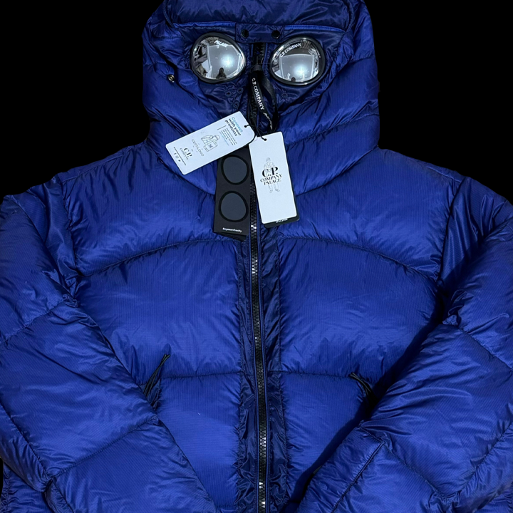 PALACE X C.P. COMPANY PUFFER JACKET (BRIGHT COBALT)