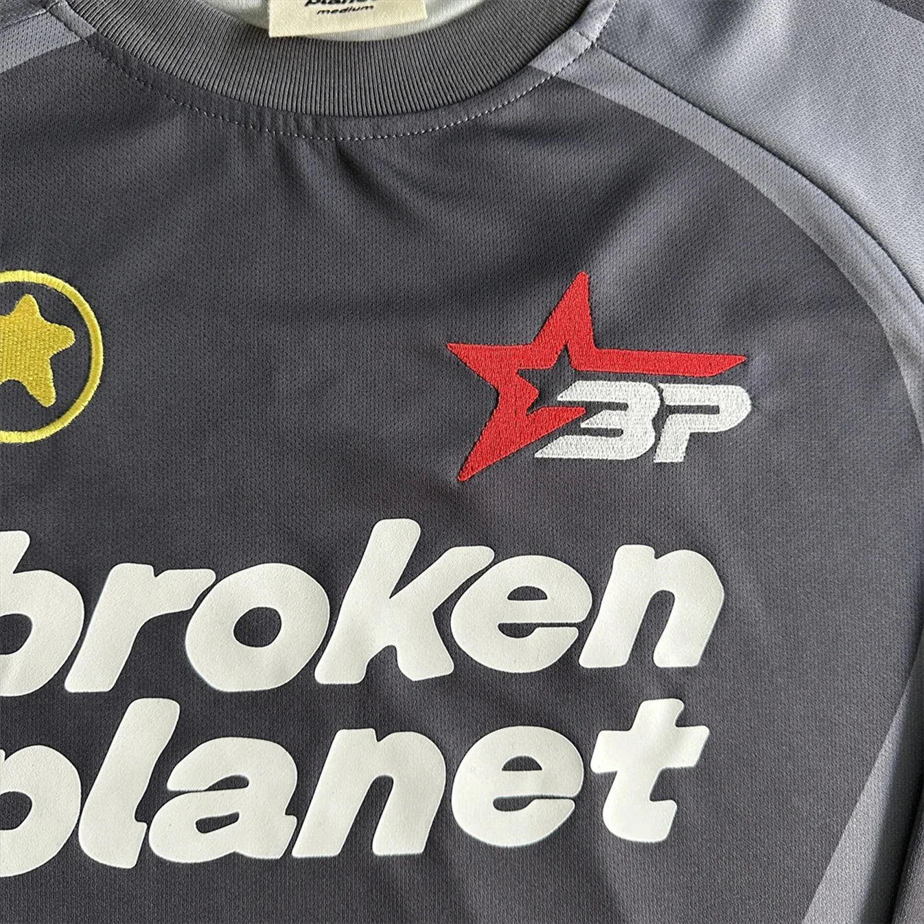 BROKEN PLANET FOOTBALL LONG SLEEVE TEE