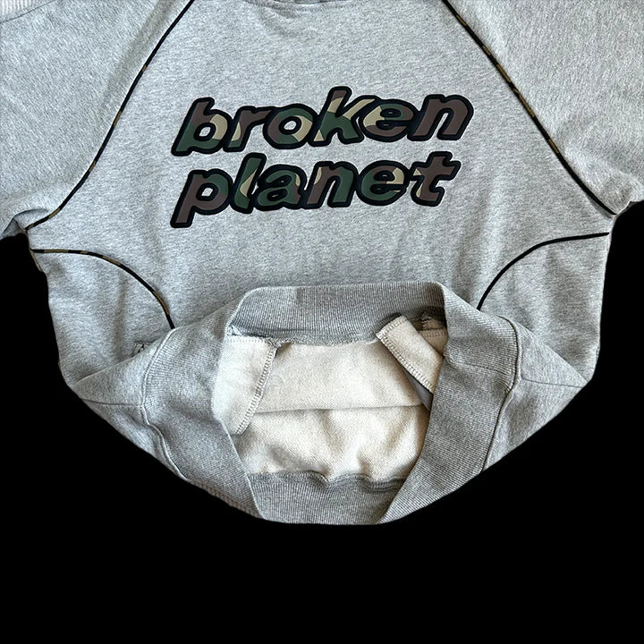 BROKEN PLANET PERFORMANCE HEATHER GREY HOODIE