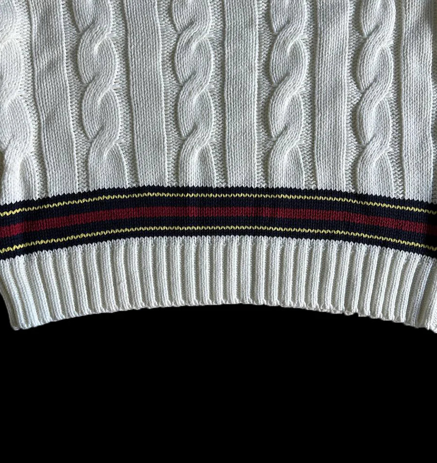 CORTEIZ WIMBELDON KNIT SWEATER (WHITE)