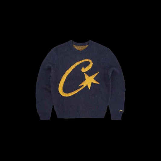 CORTEIZ C STAR MOHAIR KNIT SWEATER