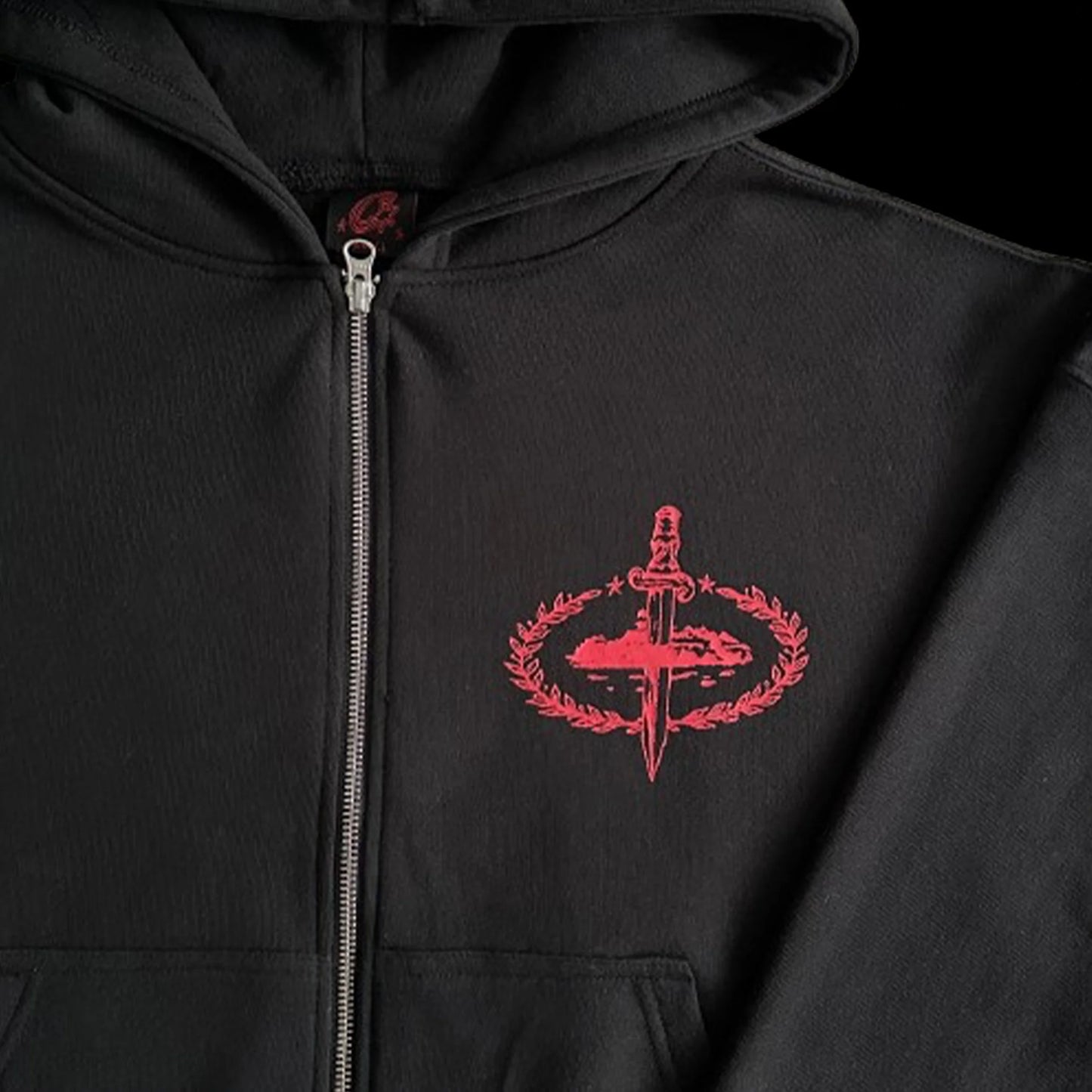 CORTEIZ X SLAUGHTER GANG 21 SAVAGE ZIP UP HOODIE