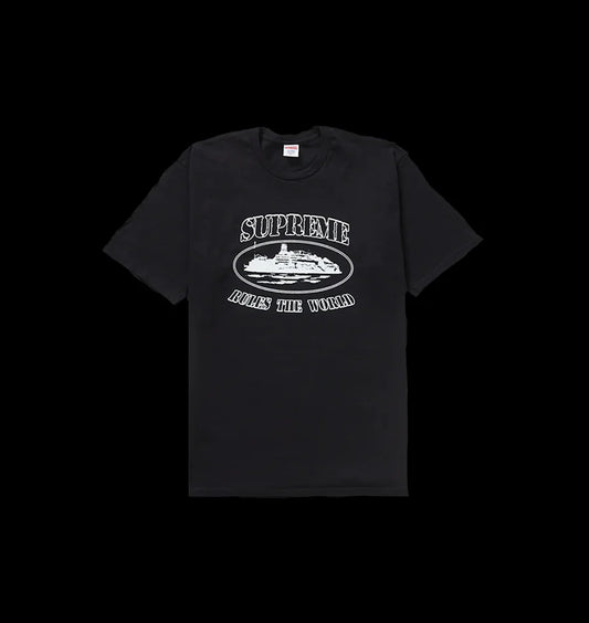 SUPREME X CORTEIZ ALCTRAZ TEE - (BLACK)