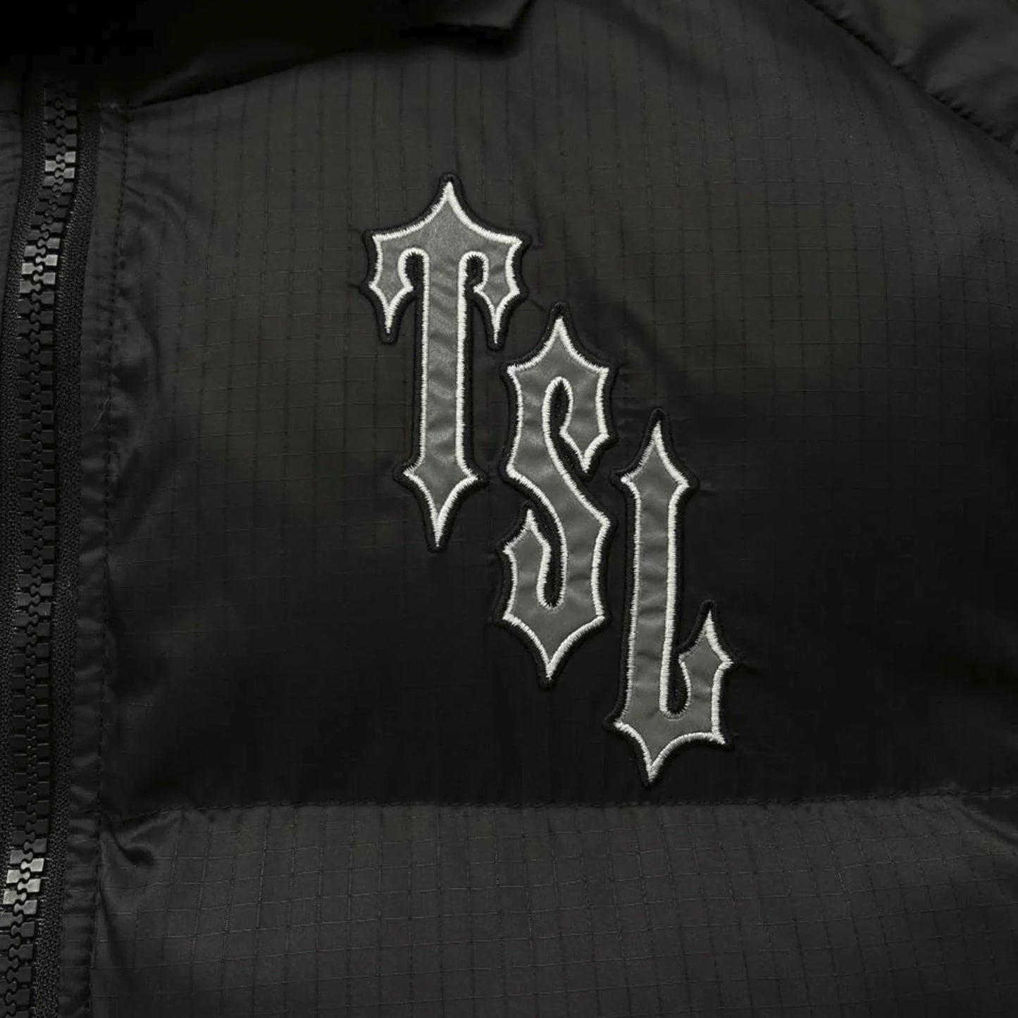 TRAPSTAR SHOOTERS HOODED PUFFER JACKET - (BLACK/REFLECTIVE)