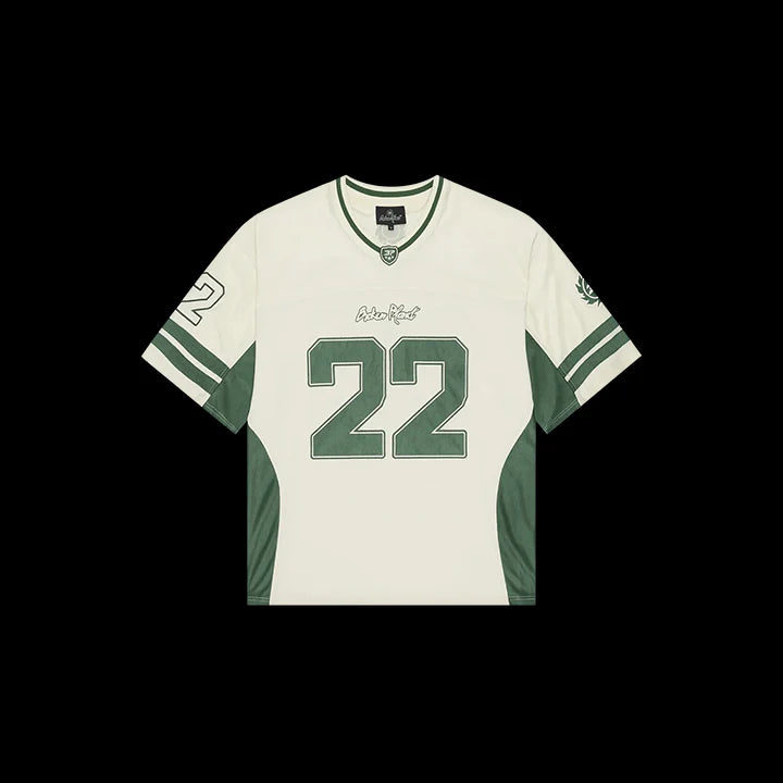 BROKEN PLANET FOOTBALL JERSEY (GREEN CREAM)